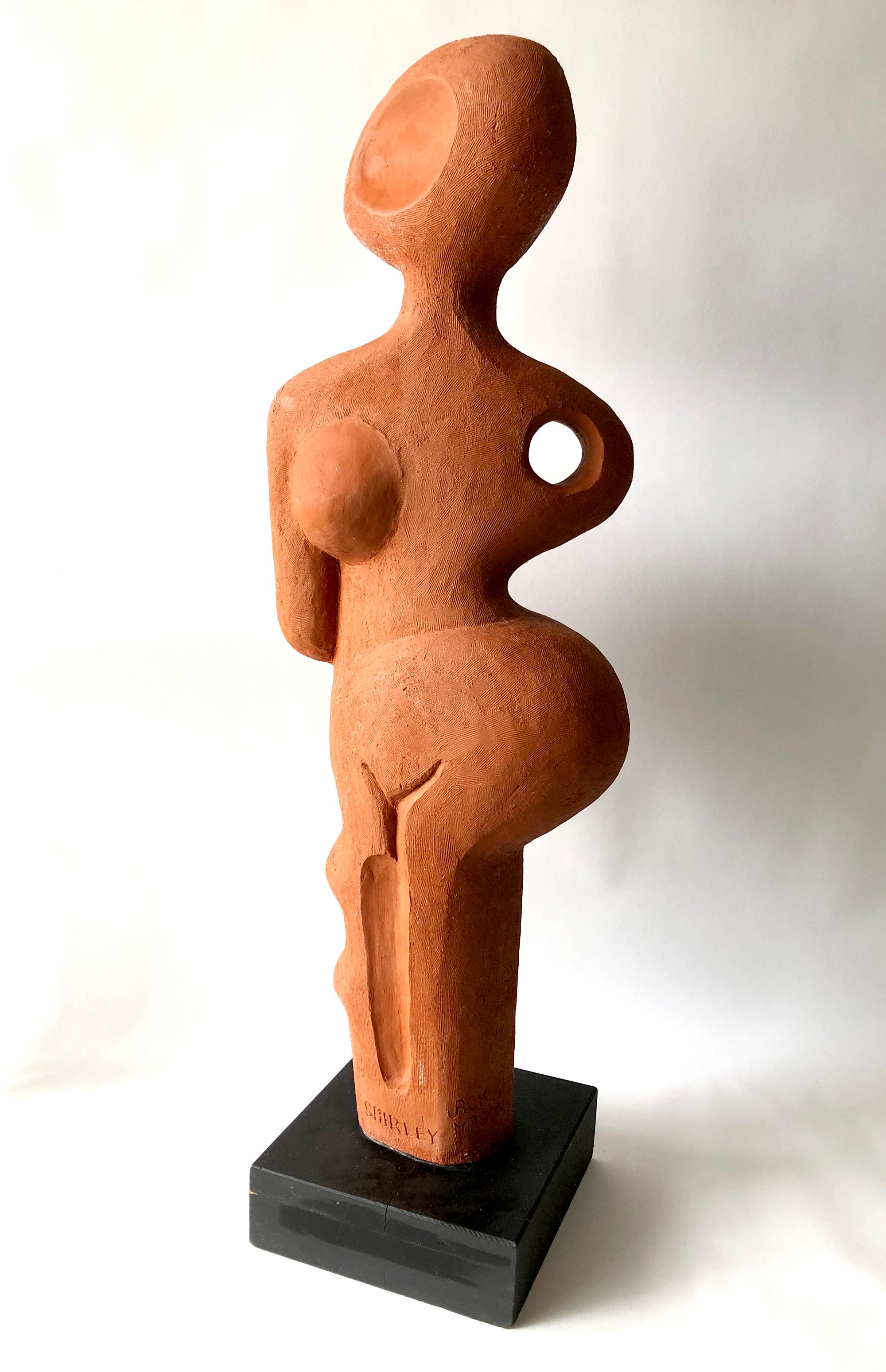 Jack Mason Terracotta American Abstract Modernist Sculpture 1