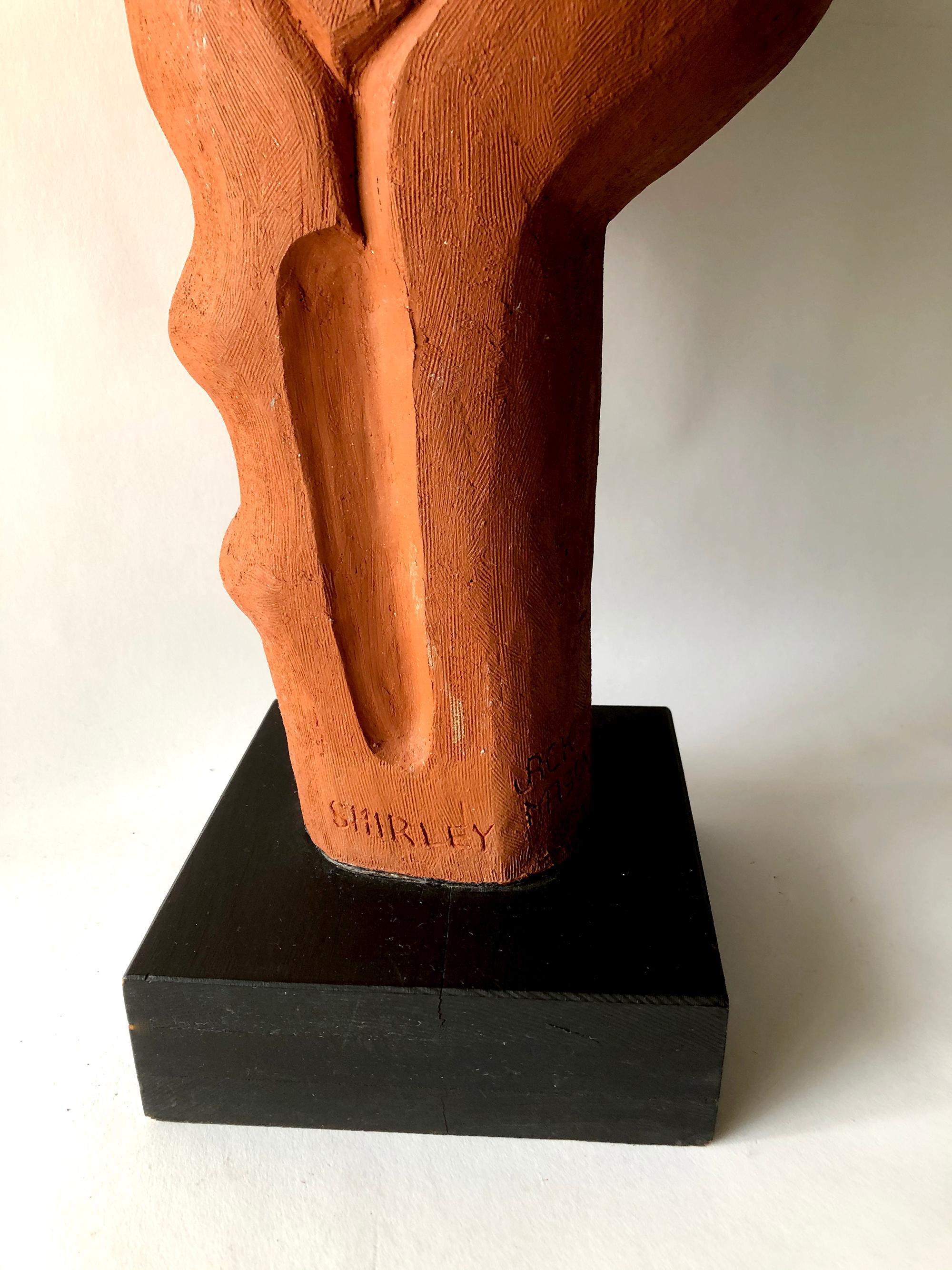 Jack Mason Terracotta American Abstract Modernist Sculpture 2