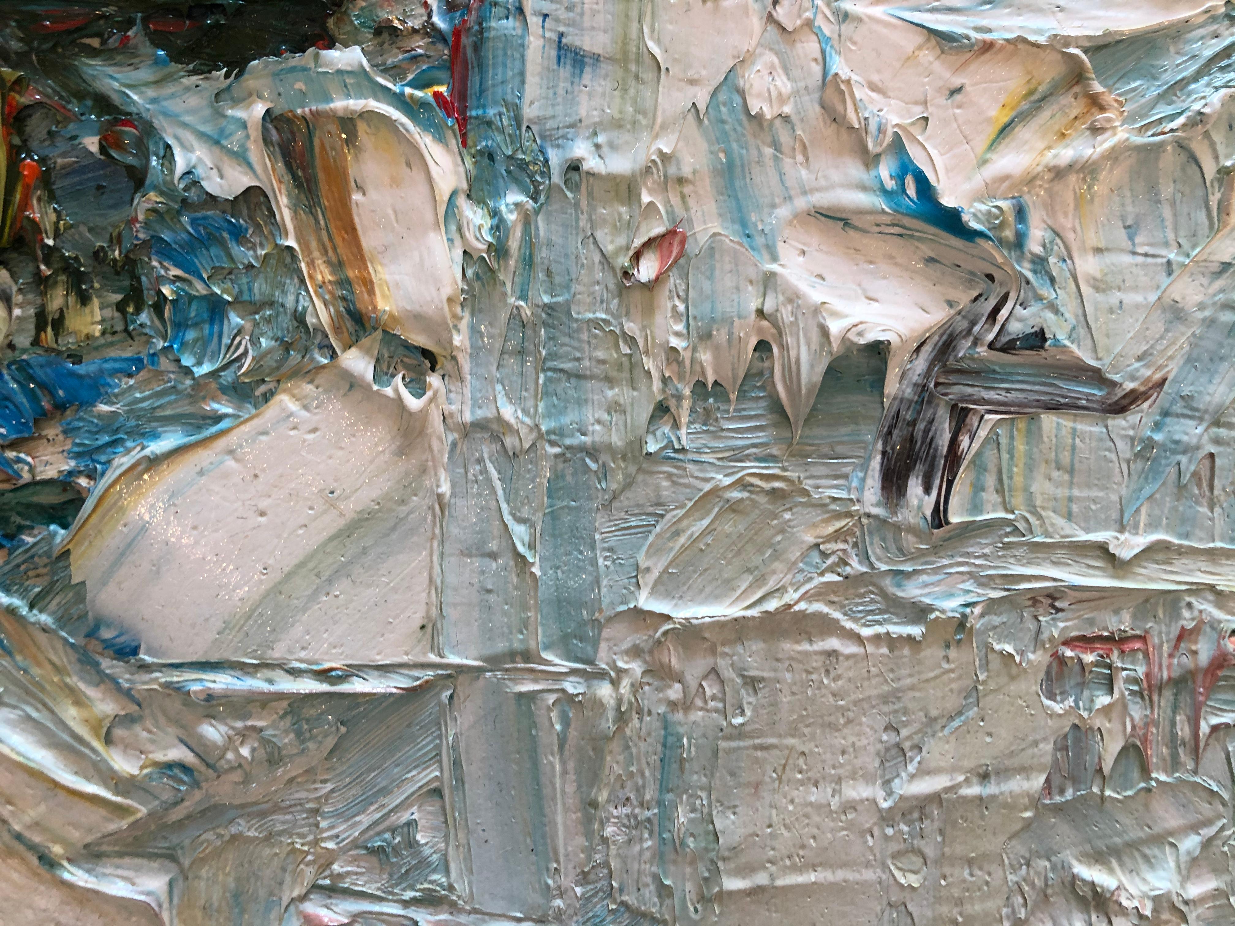 Senza titolo - Abstract Painting Marrone di Jack Meanwell