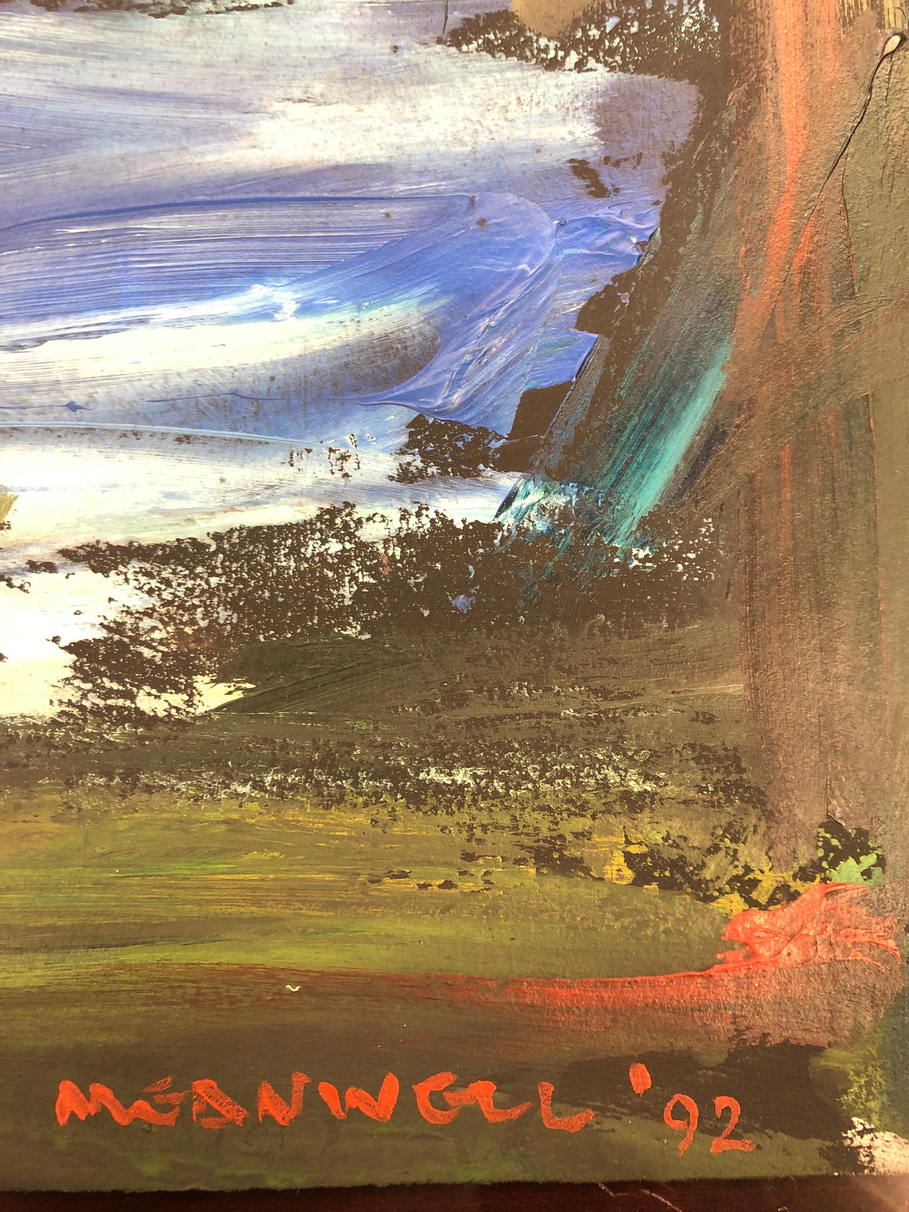 Unbenannt (Schwarz), Abstract Painting, von Jack Meanwell