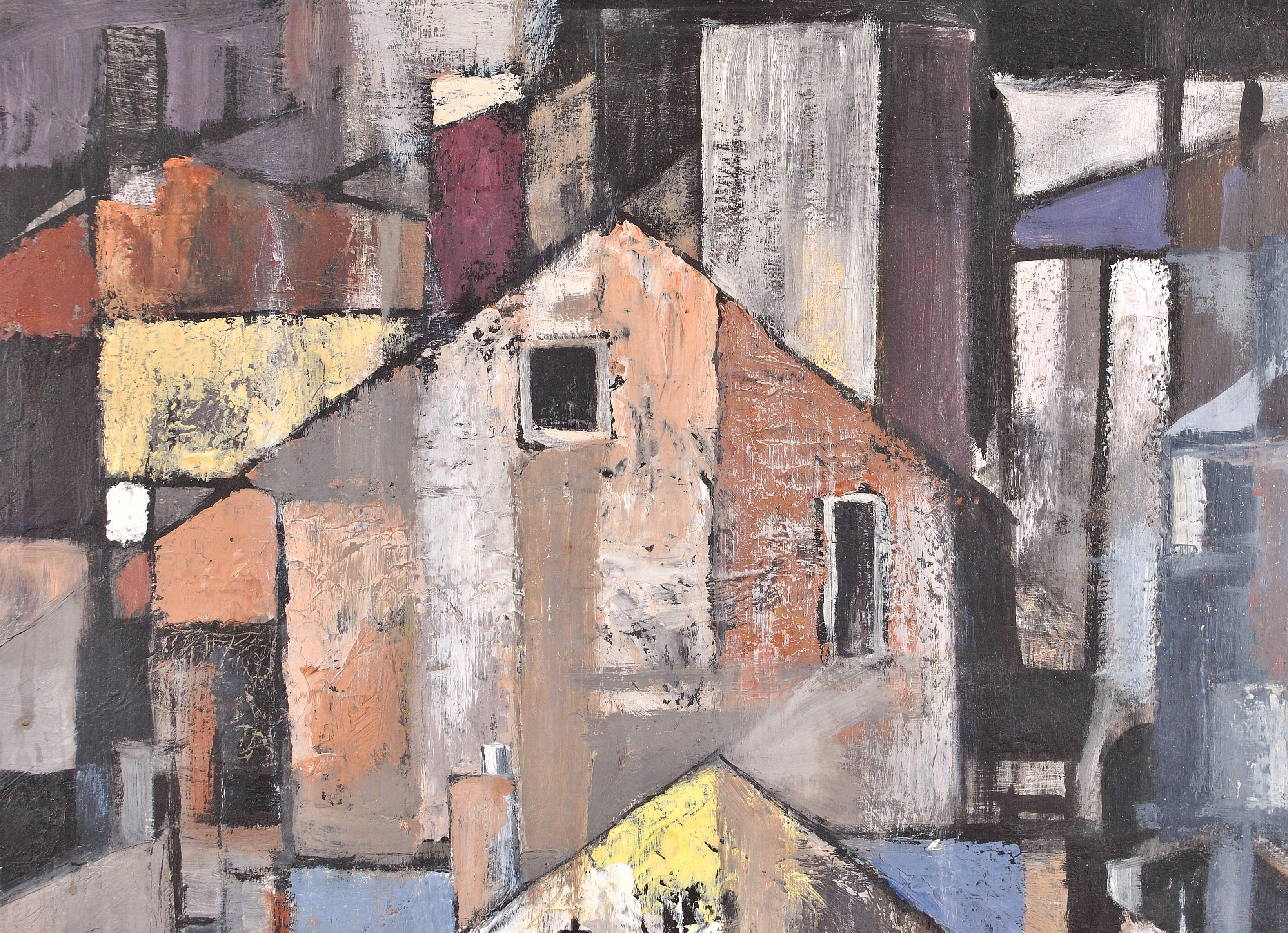 La cappella dei pescatori - Pittura ad olio cubista del XX secolo - Case moderne British in vendita 1