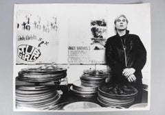 Jack Mitchell, Andy Warhol como cineasta, fotografía en blanco y negro, 1968