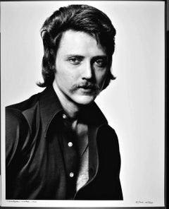 Ritratto in studio dell'attore Christopher Walken, 16 x 20", firmato da Jack Mitchell