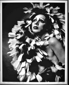 16 x 20 Zoll"  Holly Woodlawn Superstar, signiert von Jack Mitchell