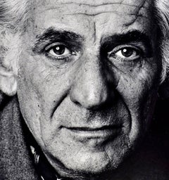 16 x 20" Composer/conductor Leonard Bernstein, signed by Jack Mitchell