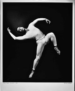 16 x 20" dancer/choreographer Paul Taylor in 'Aureole', signed by Jack Mitchell