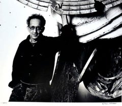16 x 20" Exhibition Print of Artist Frank Stella, signed by Jack Mitchell