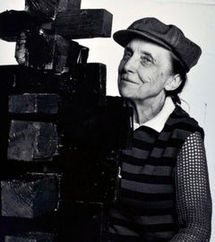 16 x 20" Exhibition Print of Artist Louise Bourgeois, signed by Jack Mitchell