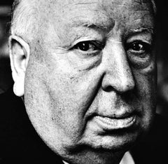 16 x 20"  film director Alfred Hitchcock, signed by Jack Mitchell