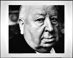 16 x 20"  film director Alfred Hitchcock, signed by Jack Mitchell