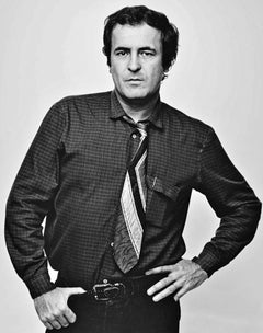 16 x 20"  El director de cine italiano Bernardo Bertolucci, firmado por Jack Mitchell