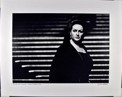 16 x 20"  Operatic soprano Monserrat Caballe at the MET, signed by Jack Mitchell