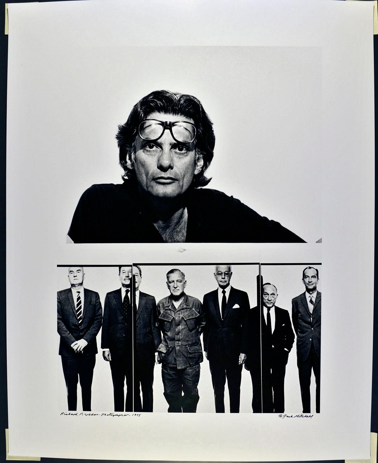 Jack Mitchell Portrait Photograph - 16 x 20" Photographer Richard Avedon, Signed