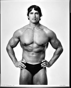 Vintage 16 x 20" Professional Bodybuilder Arnold Schwarzenegger, Signed
