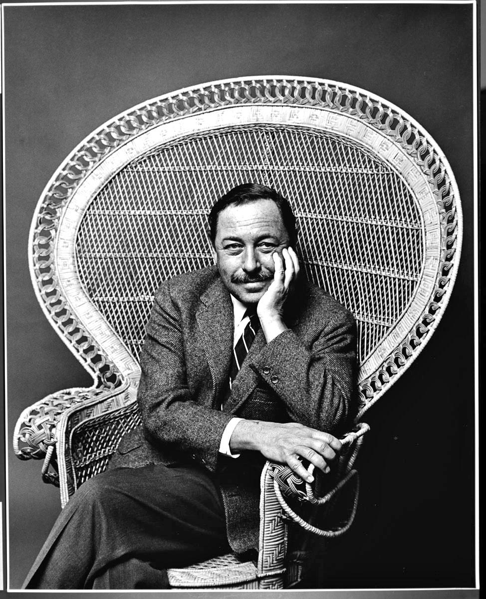 Jack Mitchell Portrait Photograph - 16 x 20" Pulitzer prize-winning playwright Tennessee Williams signed by Mitchell