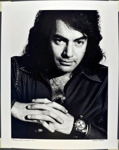 16 x 20" Singer-songwriter Neil Diamond, signed by Jack Mitchell