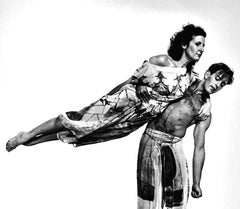 16 x 20" Trisha Brown and Lance Grier, 'Set and Reset', signed by Jack Mitchell