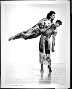 Vintage 16 x 20" Trisha Brown and Lance Grier, 'Set and Reset', signed by Jack Mitchell