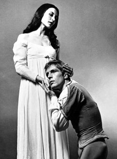 ABT dancers Carla Fracci & Erik Bruhn as 'Romeo and Juliet', signed
