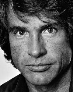Academy Award-winning actor & director Warren Beatty, signed exhibition print