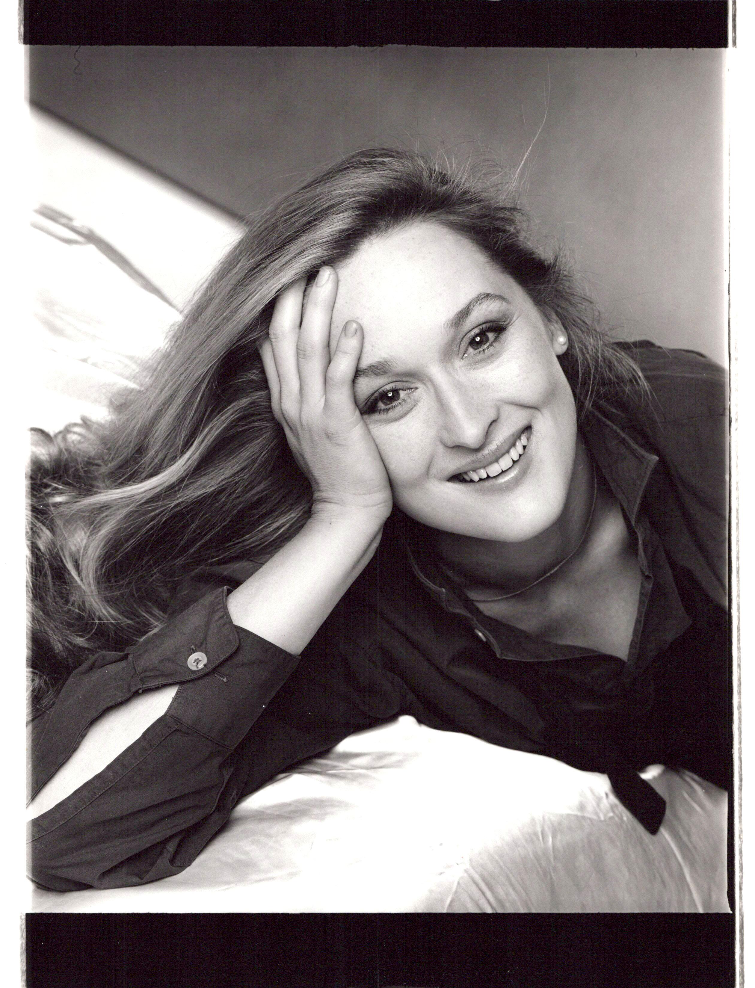 Jack Mitchell Black and White Photograph – Academy Award-gekrönte Schauspielerin Meryl Streep
