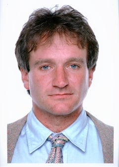 Vintage Actor and comedian Robin Williams, studio portrait