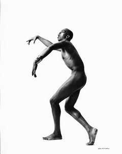 Actor, Choreographer, Dancer Geoffrey Holder, nude, signed by Jack Mitchell
