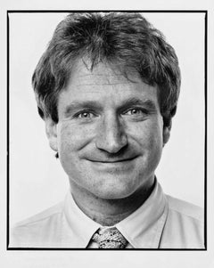 El actor y comediante Robin Williams, firmado por Jack Mitchell