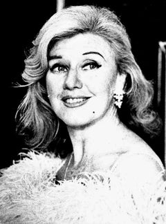 Actress Ginger Rogers backstage at NBC Studios in Rockefeller Center