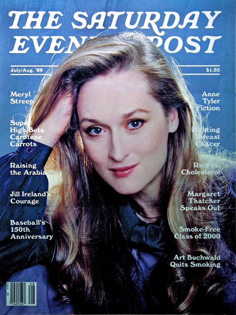 Schauspielerin Meryl Streep, frühes Studioporträt (Pop-Art), Photograph, von Jack Mitchell