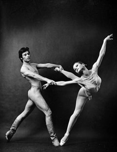 Adagio dancers Luis Villanueve and Zinaida Yeviko, signed by Jack Mitchell