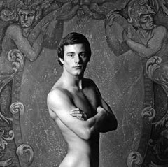 Modello maschile After Dark  Mikel Peters, nudo, firmato da Jack Mitchell