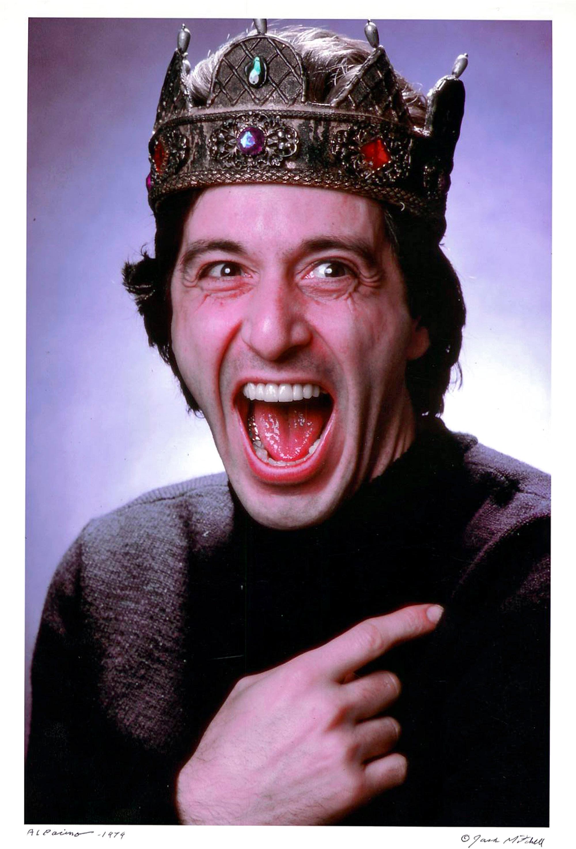 Al Pacino starring in 'Richard III' on Broadway, signed by Jack Mitchell