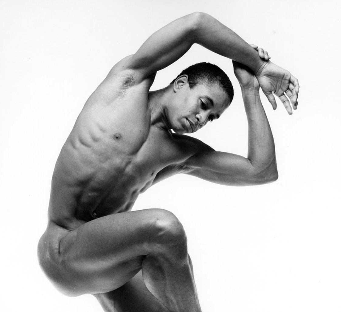 Dancer Keith McDaniel, nude, signed by Mitchell - Photograph by Jack Mitchell