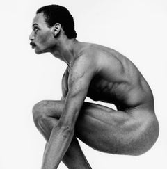 Dancer Kevin Brown, nude, signed by Jack Mitchell