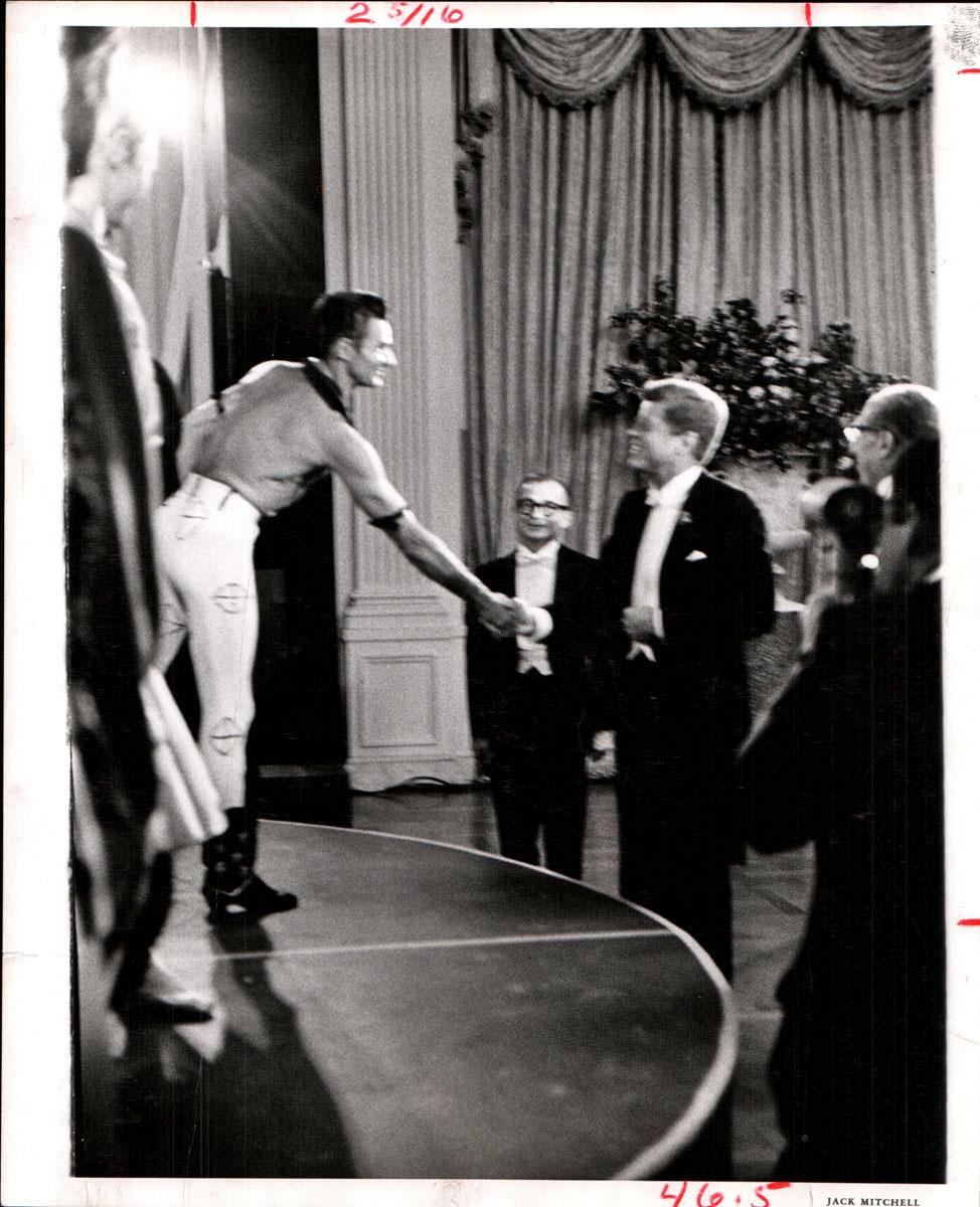 American Ballet Theatre at the Kennedy White House in 1962 - Set of 4 8 x 10's - Photograph by Jack Mitchell
