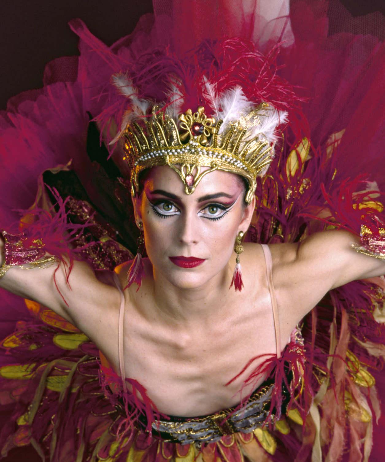 Amerikanische Ballett-Tänzerin Christine Dunham in „The Firebird