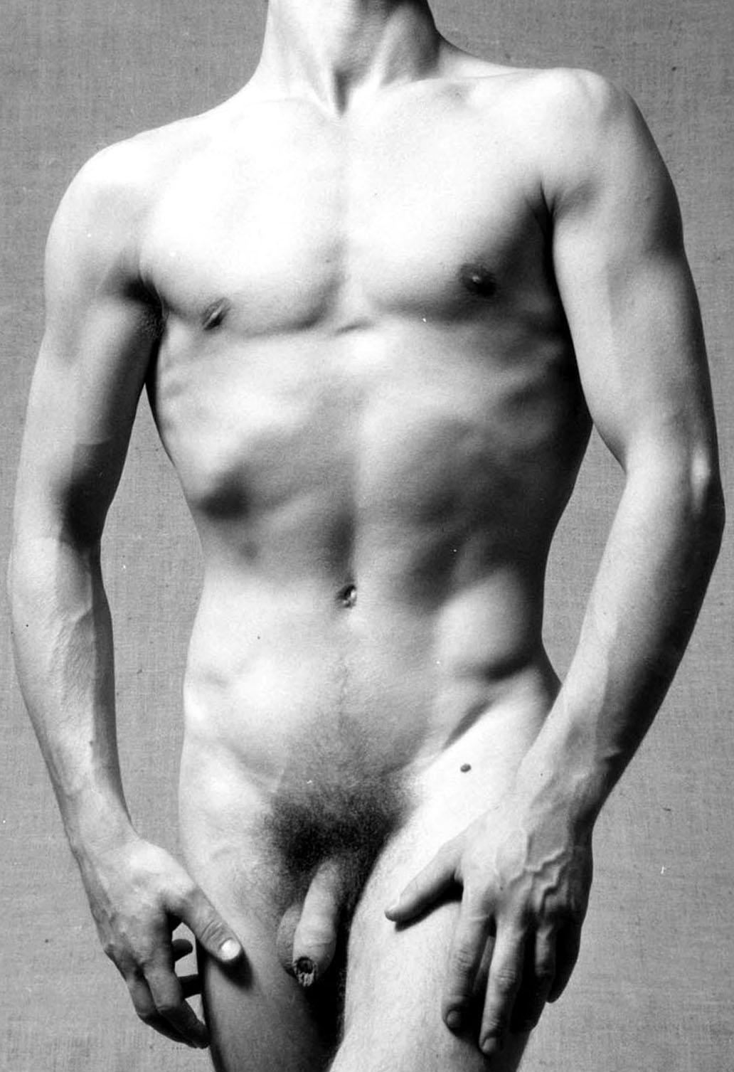 American Ballet Theatre dancer Stephan Jan-Hoff photographed Nude signed - Photograph by Jack Mitchell