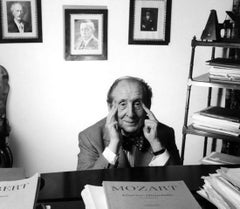 American classical pianist & composer Vladimir Horowitz, signed by Jack Mitchell