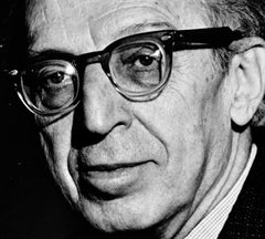 American  Composer Aaron Copland, signed by Jack Mitchell