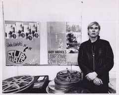 Andy Warhol at his Factory at 33 Union Square West in New York City