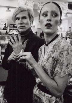 Andy Warhol & Jane Forth Buying Cosmetics in a New York City Drug Store
