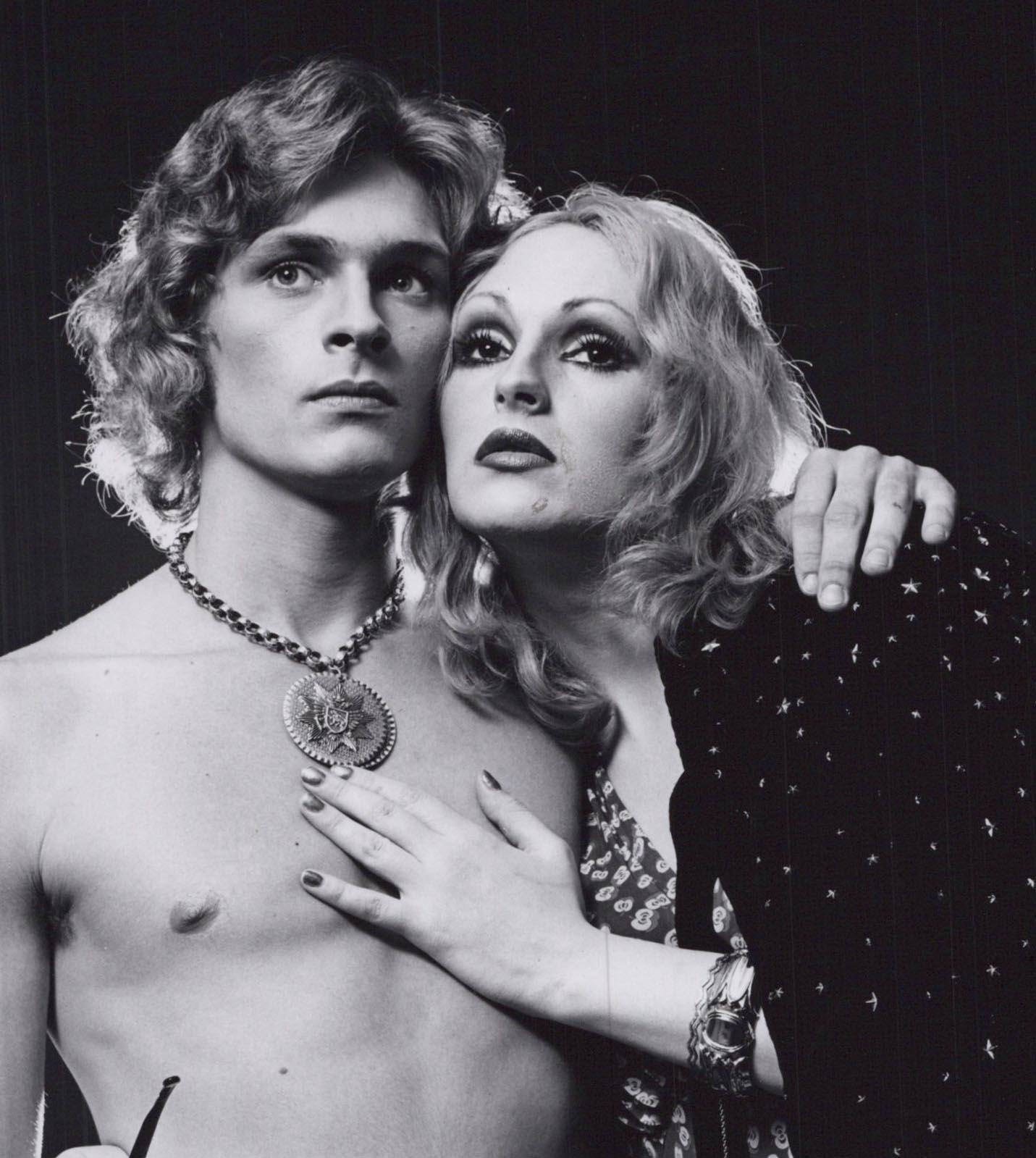 Andy Warhol Superstar Candy Darling and Dorian Gray - Photograph by Jack Mitchell