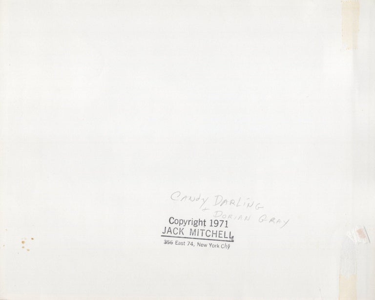 Jack Mitchell - Andy Warhol Superstar Candy Darling and Dorian Gray For