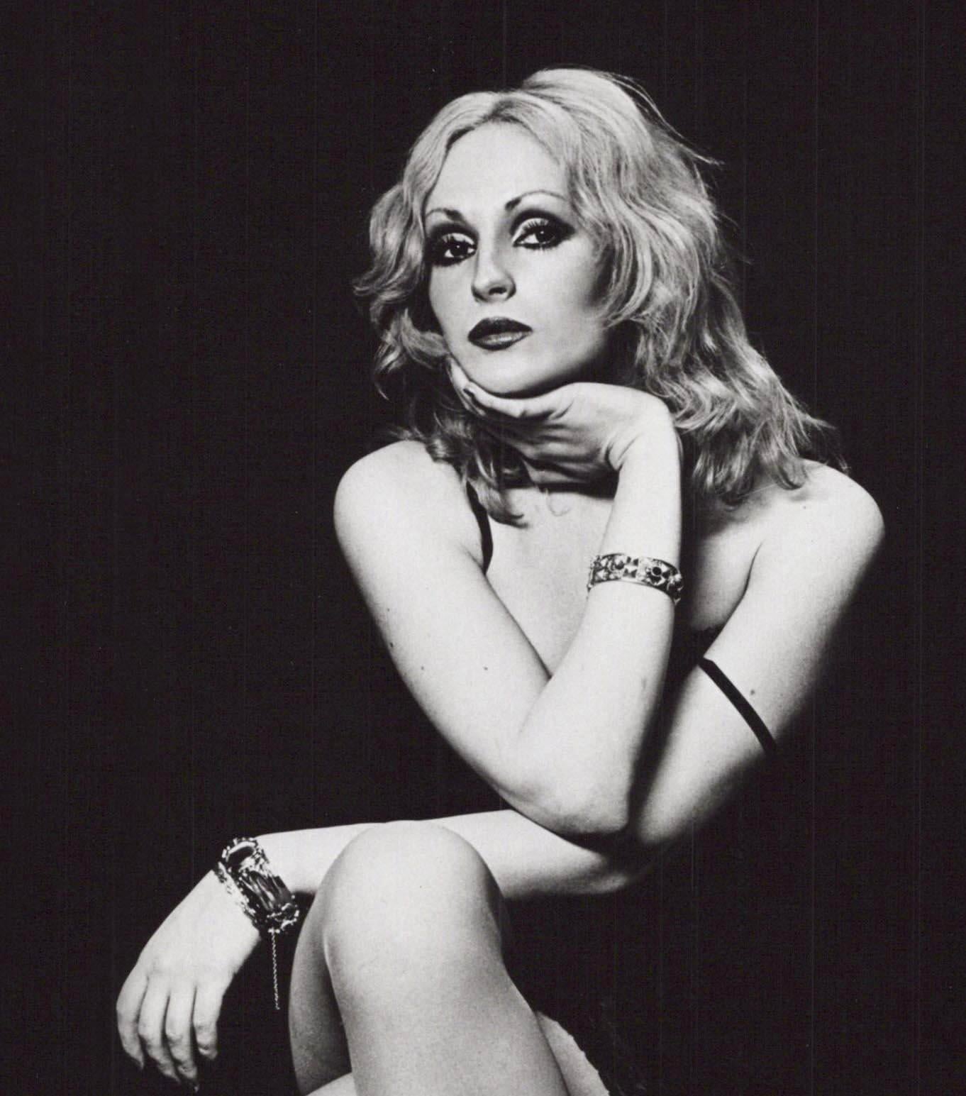 Andy Warhol Superstar Candy Darling Studio Portrait Used on Cover of After Dark - Photograph by Jack Mitchell