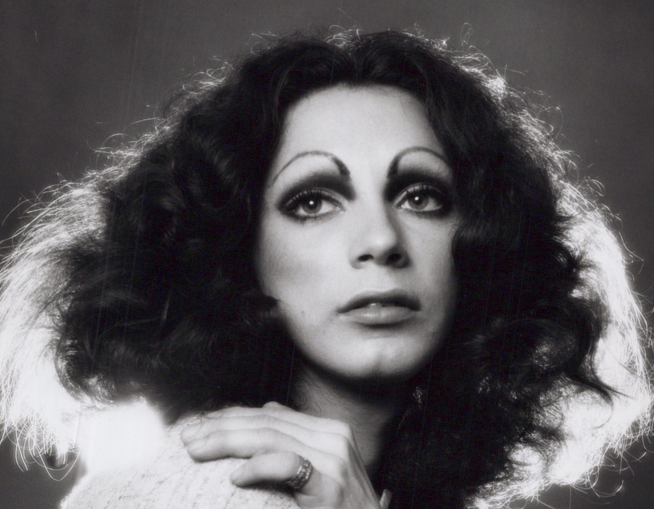 Andy Warhol Superstar Holly Woodlawn  - Photograph by Jack Mitchell