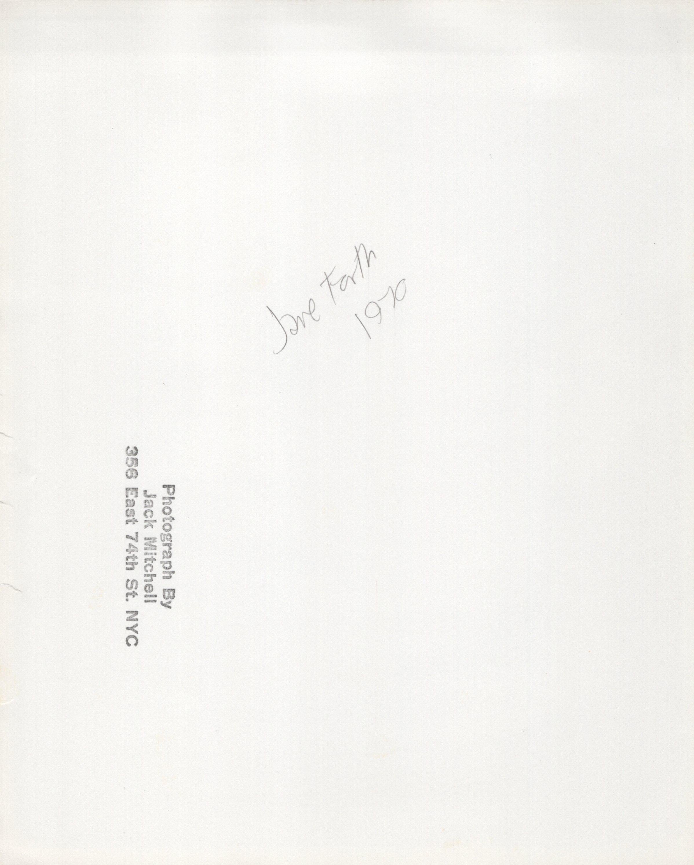La superestrella de Andy Warhol Jane Forth, protagonista de 