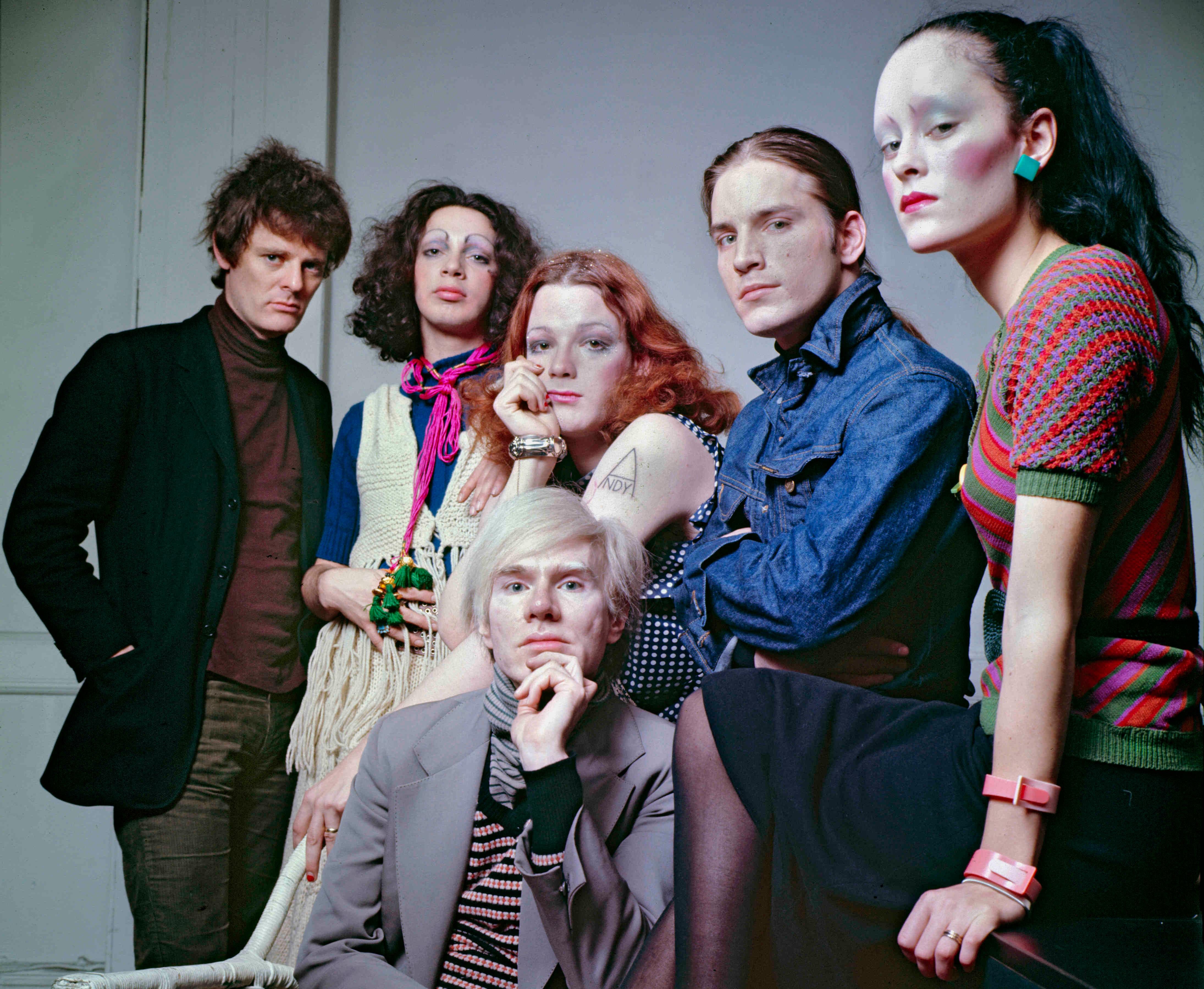 Jack Mitchell Color Photograph - Andy Warhol & Superstars Jackie, Jane, Joe, Holly & director Paul Morrissey