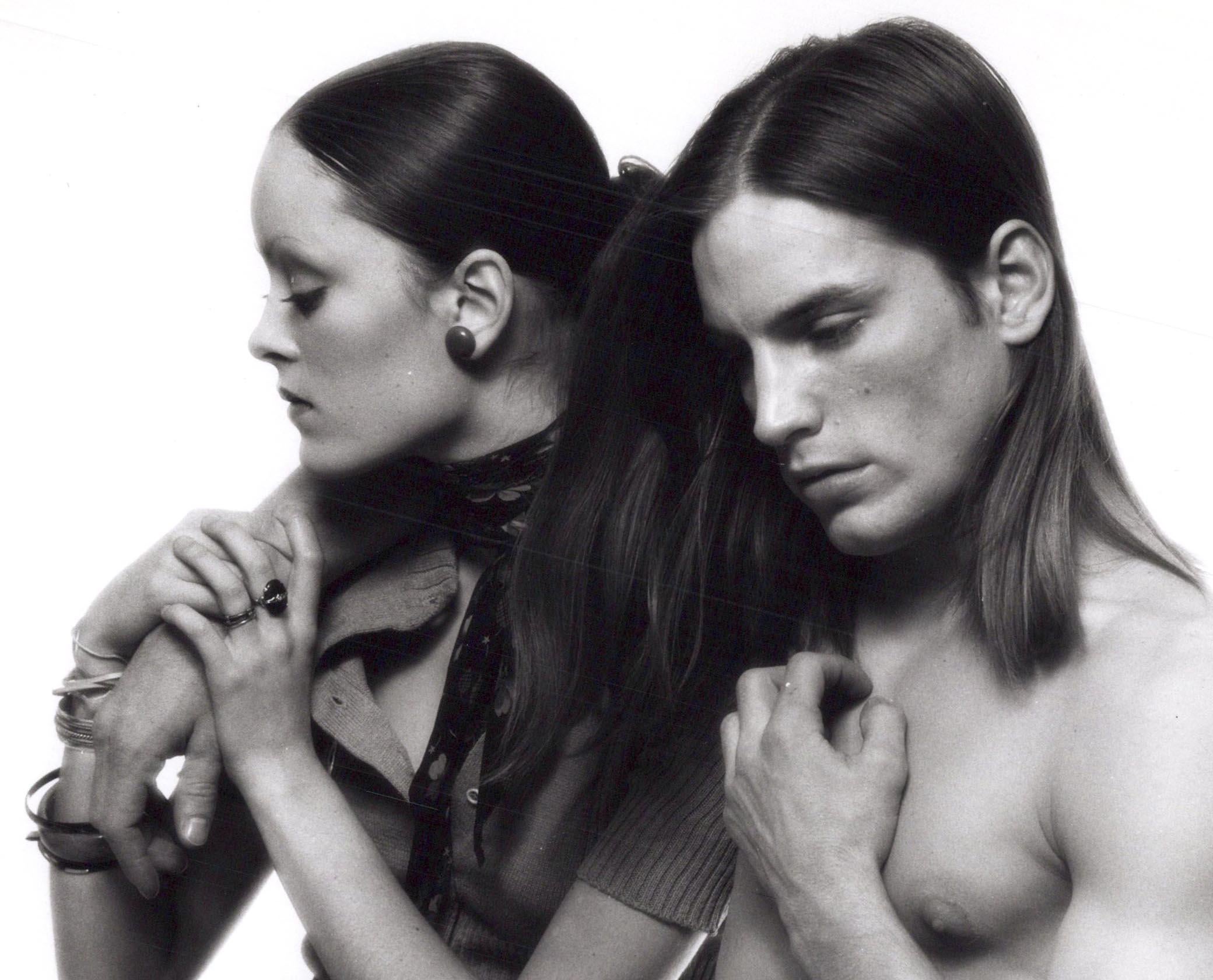 Andy Warhol Superstars Joe Dallesandro and Jane Forth, stars of 'Trash' - Photograph by Jack Mitchell