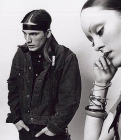 Andy Warhol Superstars Joe Dallesandro and Jane Forth, stars of 'Trash'